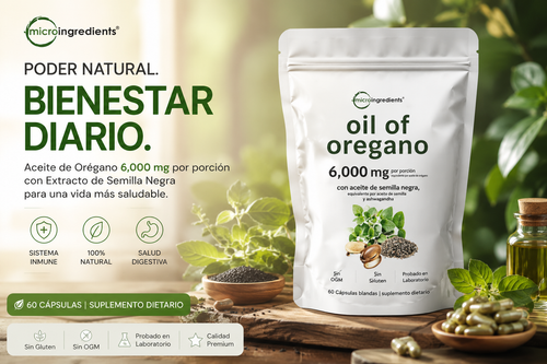 Aceite De Orégano 6000 Mg 60 capsula